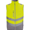 Hi-vis two-tone thermal bodywarmer