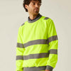 Hi-vis Pro contrast crew neck sweatshirt