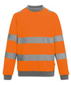 Hi-vis Pro contrast crew neck sweatshirt