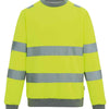 Hi-vis Pro contrast crew neck sweatshirt