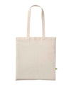 Organic cotton shopper long handle