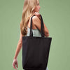Recycled premium canvas ‘flat base’ shopper