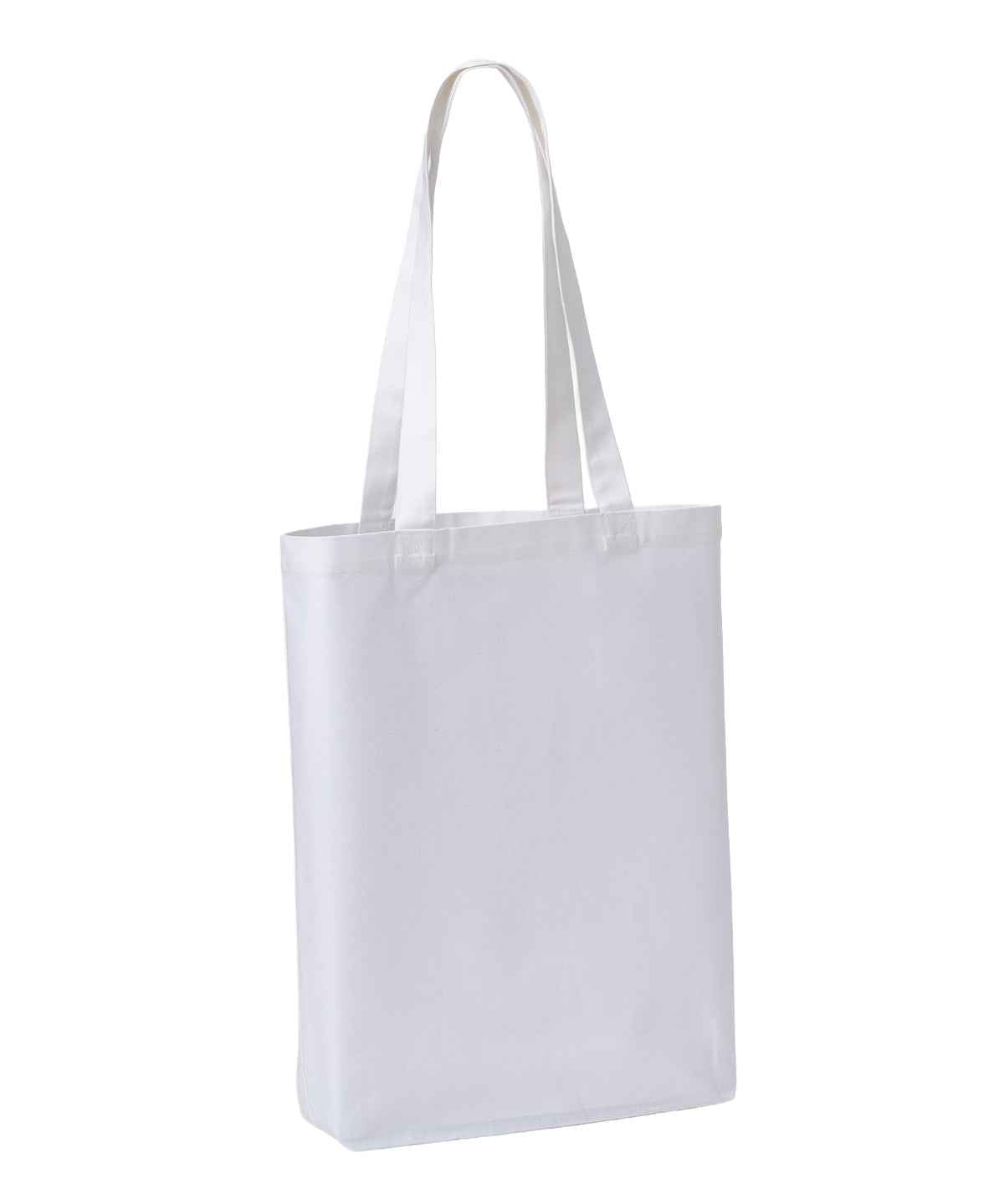 Recycled premium canvas ‘flat base’ shopper