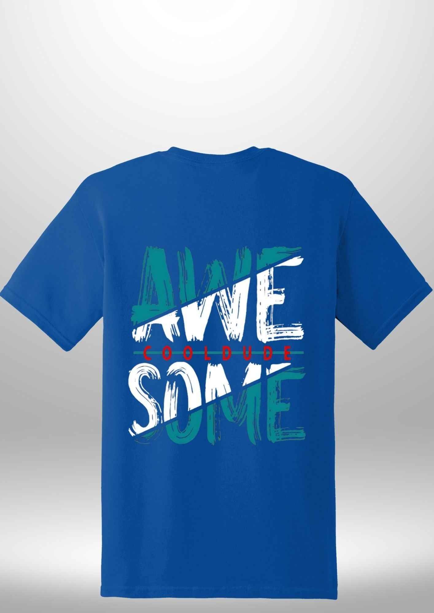 "AWESOME" Luxe T-Shirt - Luxe Custom Designer