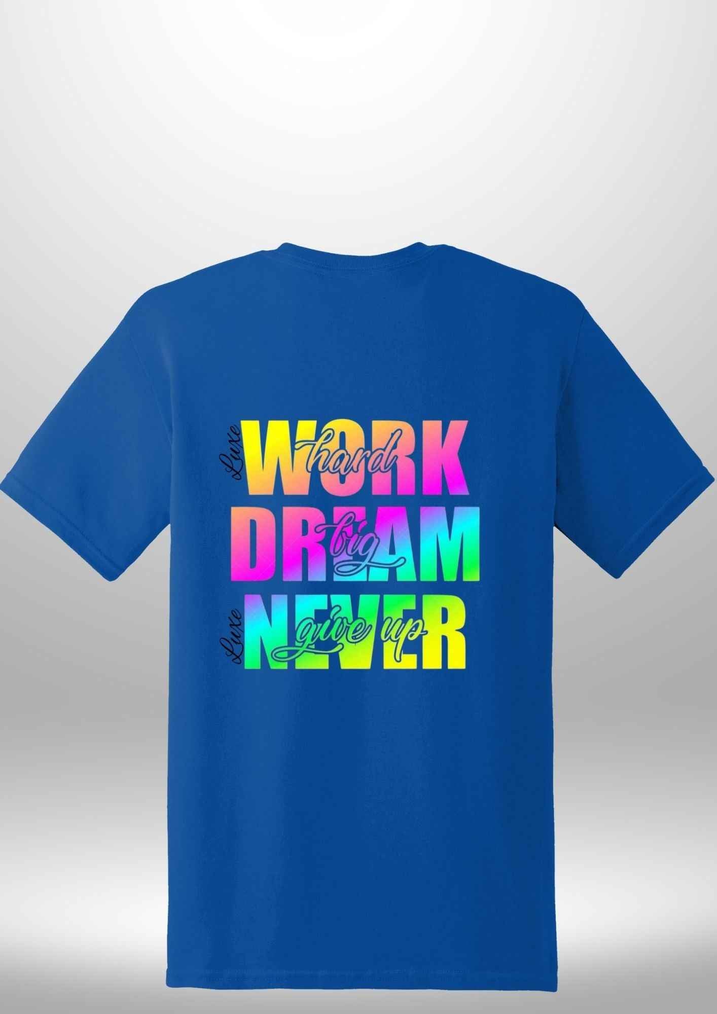 Work Hard Luxe T-Shirt - Luxe Custom Designer