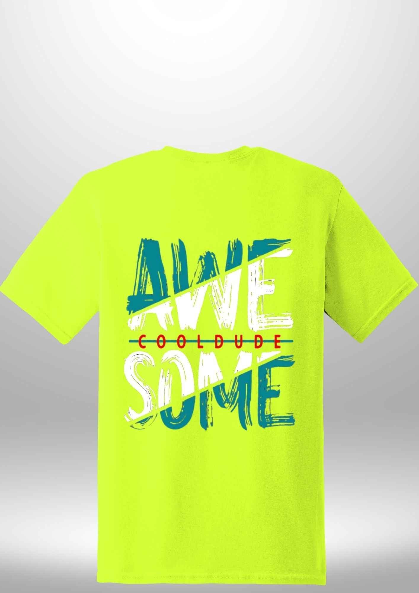 "AWESOME" Luxe T-Shirt - Luxe Custom Designer