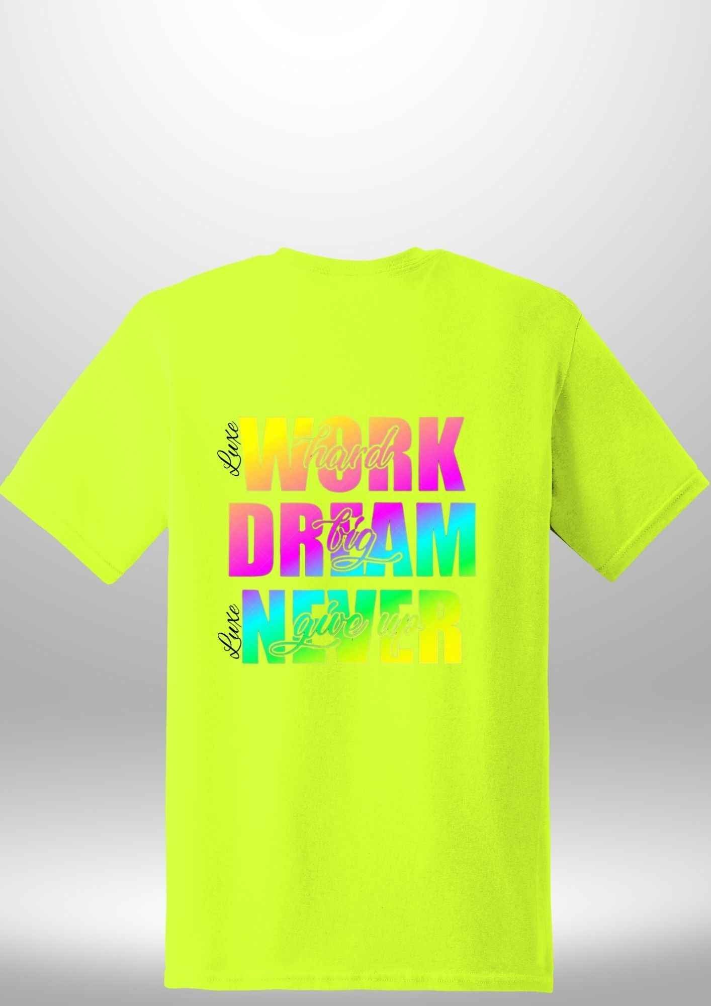 Work Hard Luxe T-Shirt - Luxe Custom Designer