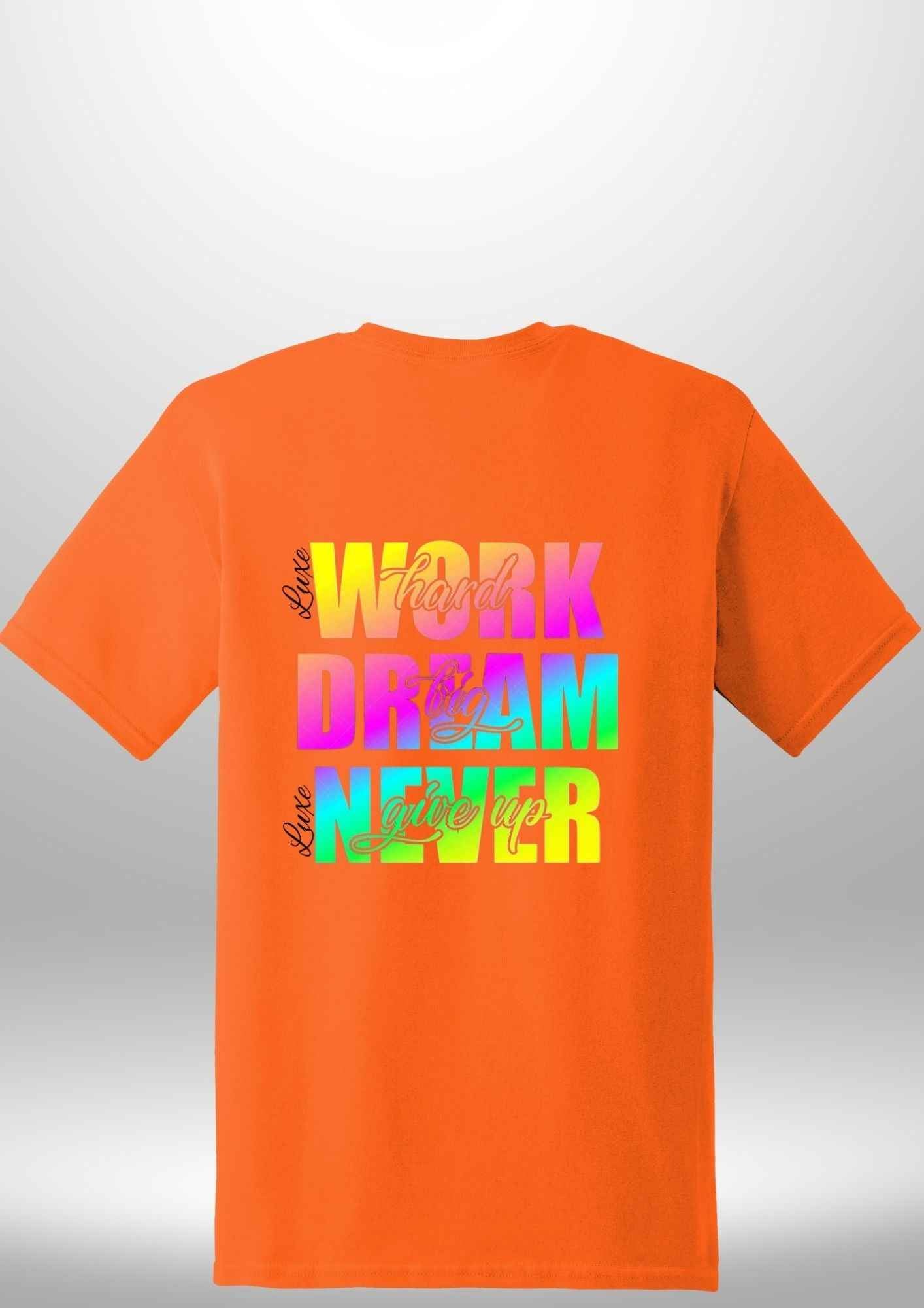 Work Hard Luxe T-Shirt - Luxe Custom Designer