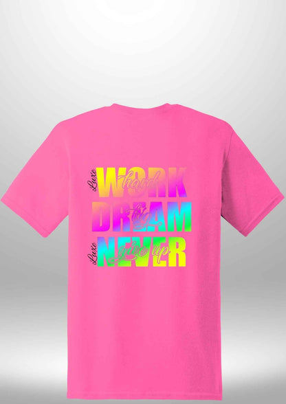 Work Hard Luxe T-Shirt - Luxe Custom Designer