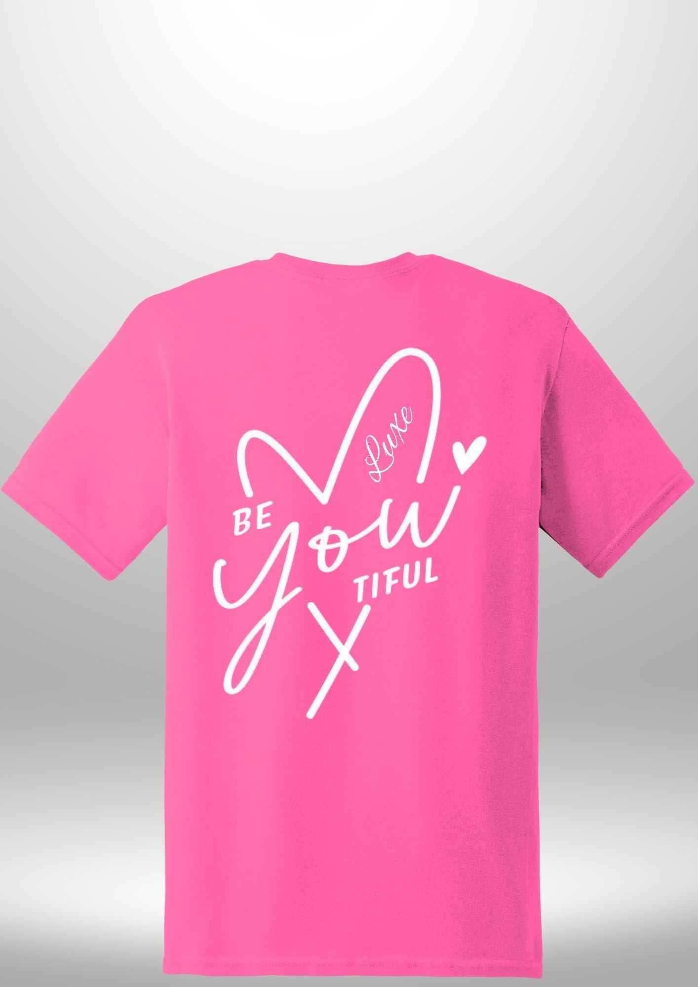 "BeYOUtiful" Luxe T-Shirt - Luxe Custom Designer