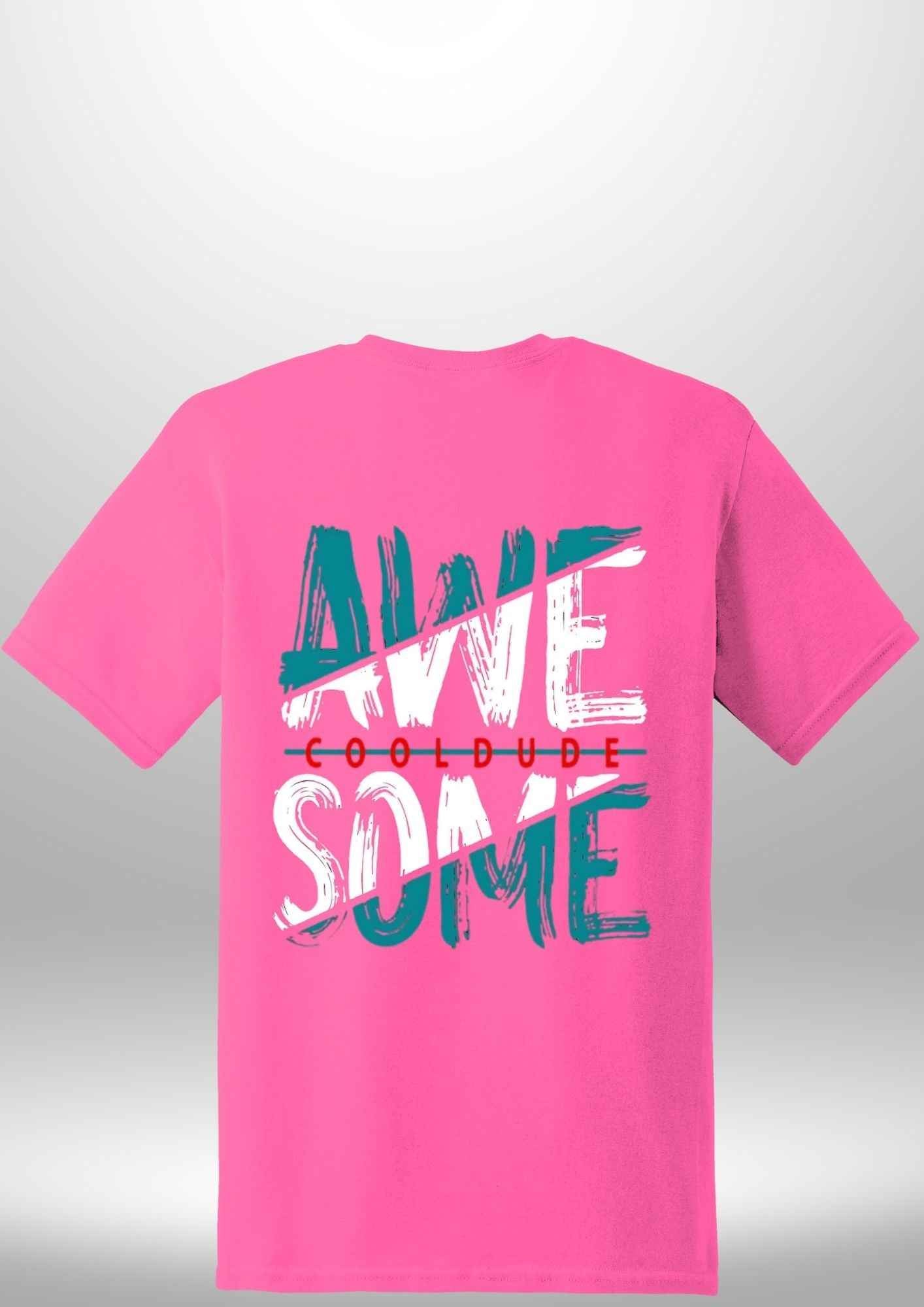 "AWESOME" Luxe T-Shirt - Luxe Custom Designer