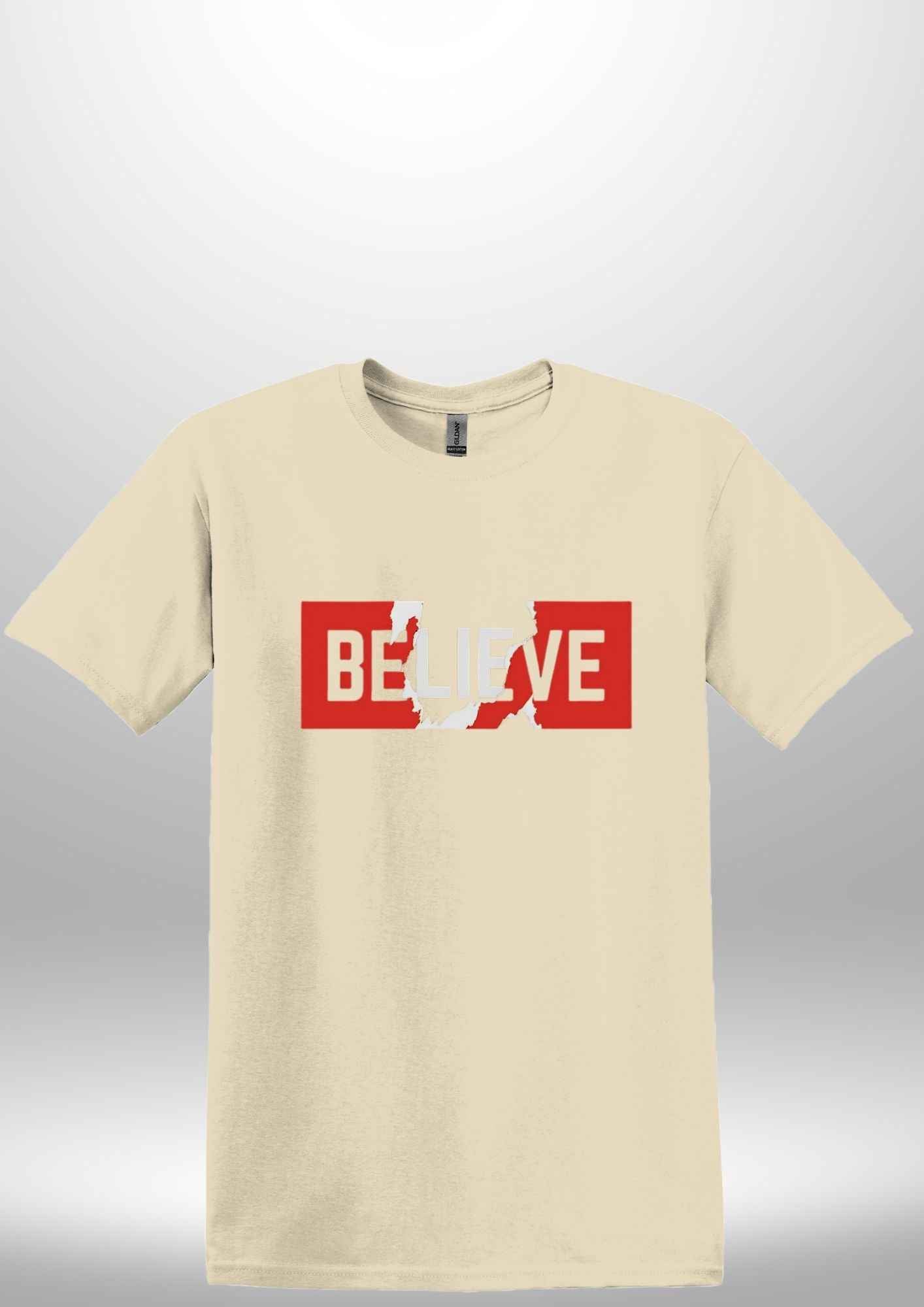 "Believe" Luxe T-shirt - Luxe Custom Designer
