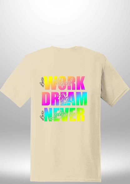 Work Hard Luxe T-Shirt - Luxe Custom Designer