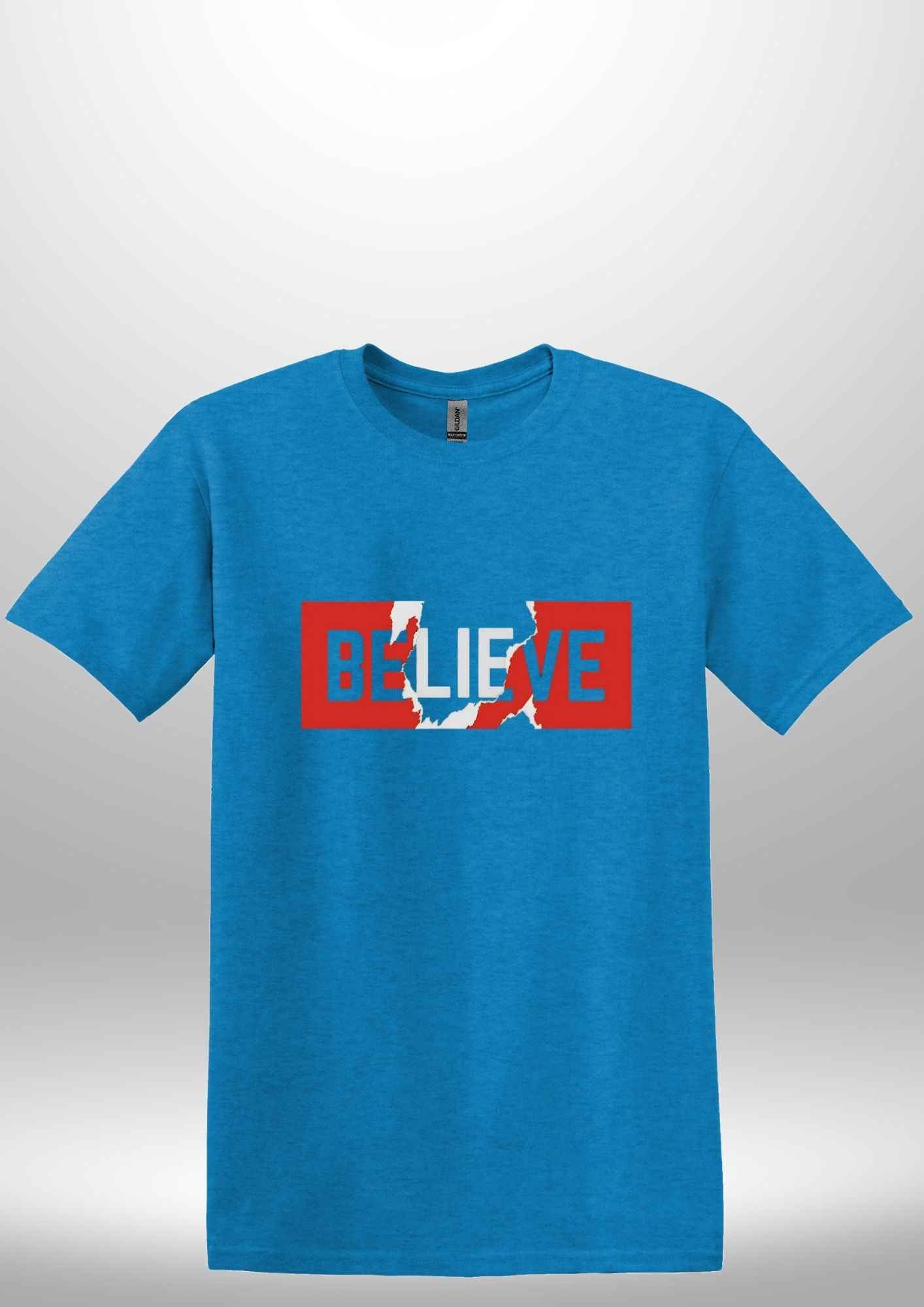 "Believe" Luxe T-shirt - Luxe Custom Designer