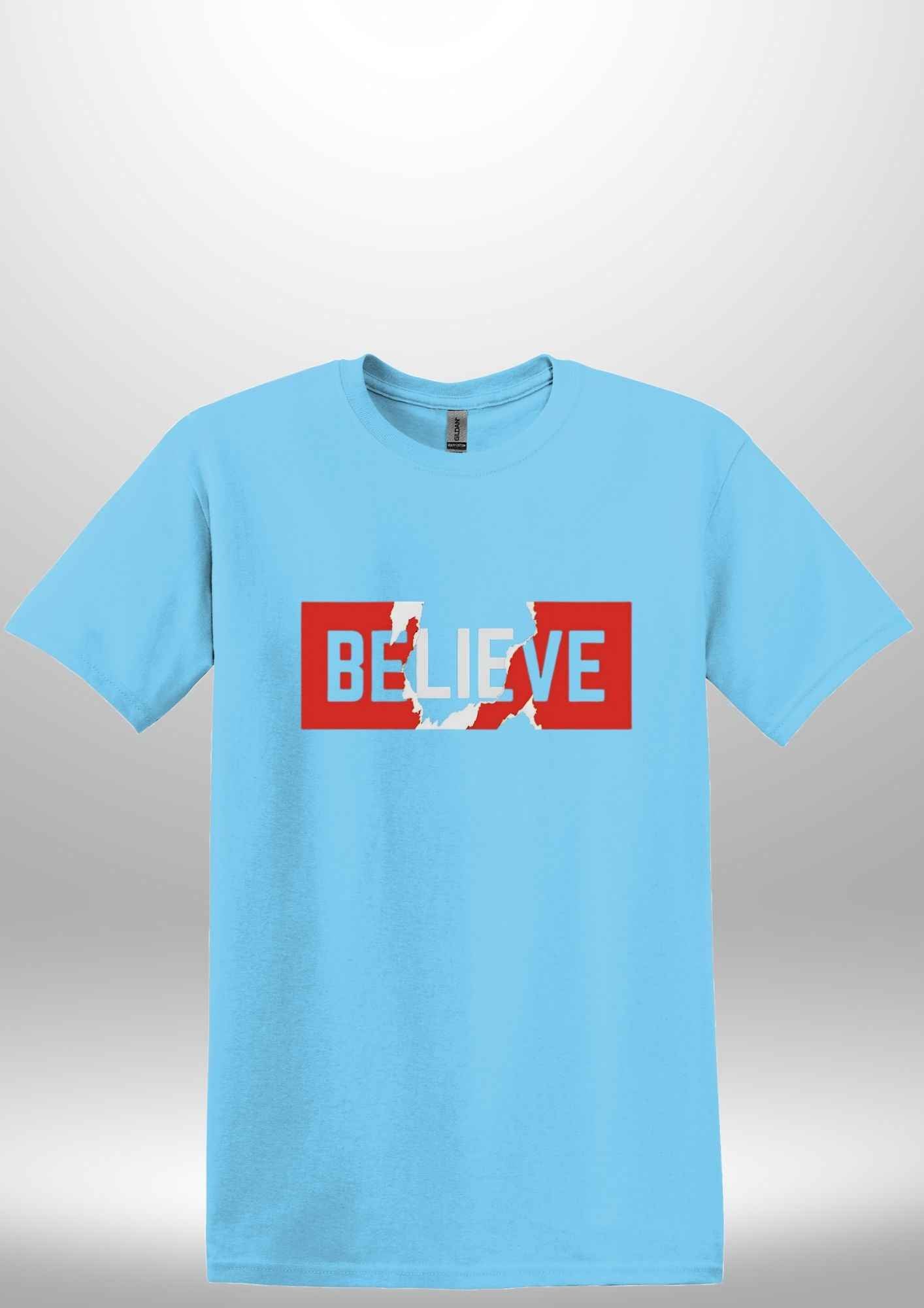"Believe" Luxe T-shirt - Luxe Custom Designer