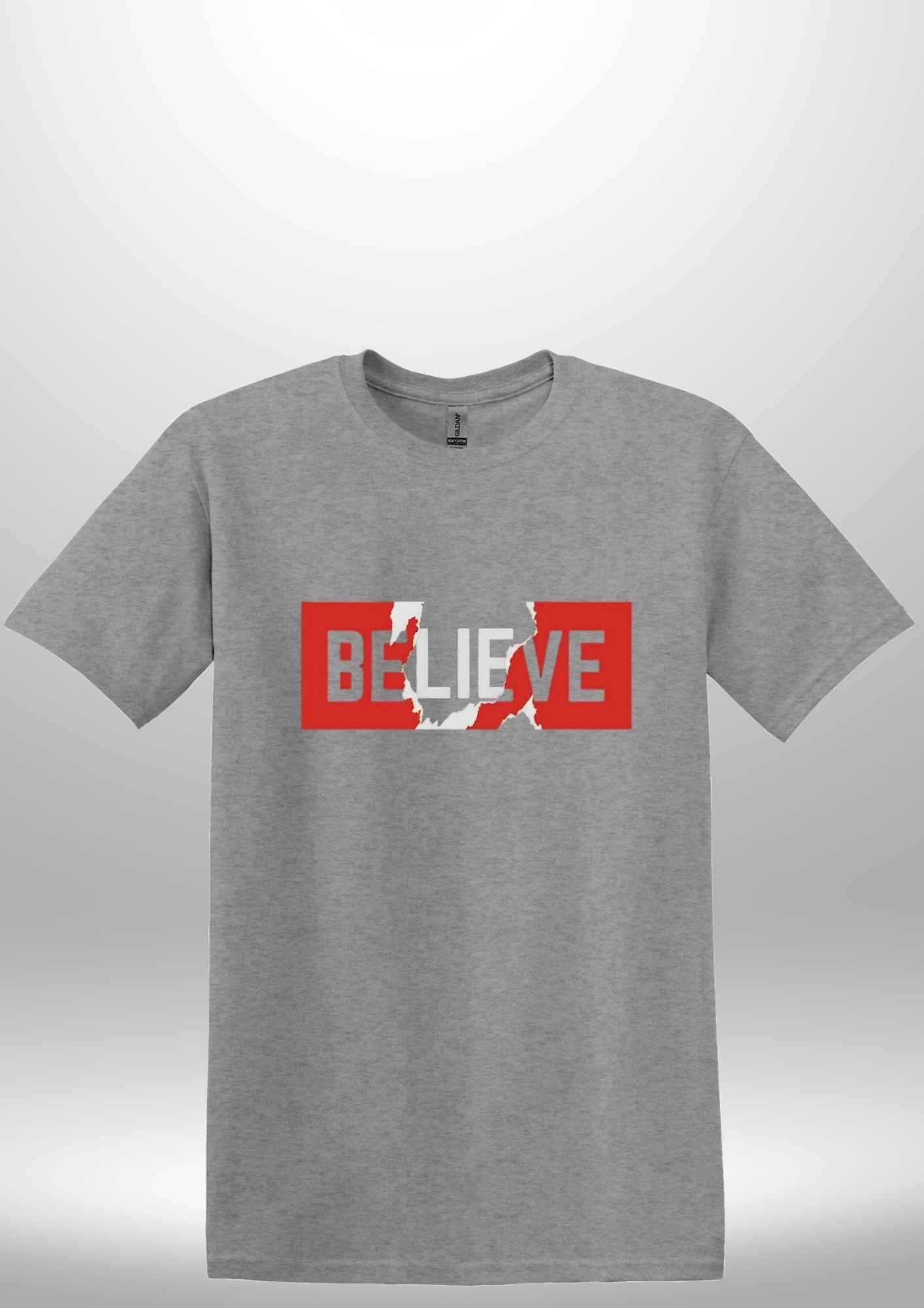 "Believe" Luxe T-shirt - Luxe Custom Designer