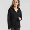Women's premium 70/30 hooded sweatshirt jacket
