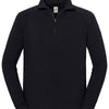 Iconic premium zip-neck sweat