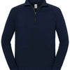 Iconic premium zip-neck sweat