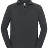 Iconic premium zip-neck sweat