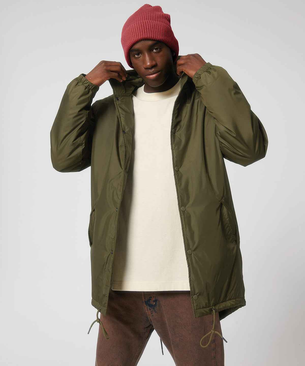 Unisex padded parka jacket (STJU841)