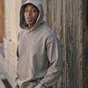 UNLABELED heavy loose-fit hooded sweatshirt (5162)