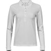Women’s luxury stretch long sleeve polo (146)