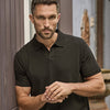 Luxury stretch v-neck polo (1404)