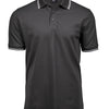 Luxury stripe stretch polo (1407)