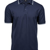 Luxury stripe stretch polo (1407)