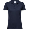 Women’s luxury stretch v-neck polo (1409)