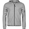 Athletic hooded full-zip sweatshirt (5706)