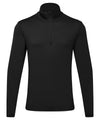 Men's TriDri® recycled long sleeve brushed back ¼ zip