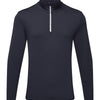 Men's TriDri® recycled long sleeve brushed back ¼ zip
