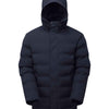 Recycled bonded longline padded jacket