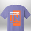 Red "Believe In Yourself" Luxe T-Shirt - Luxe Custom Designer