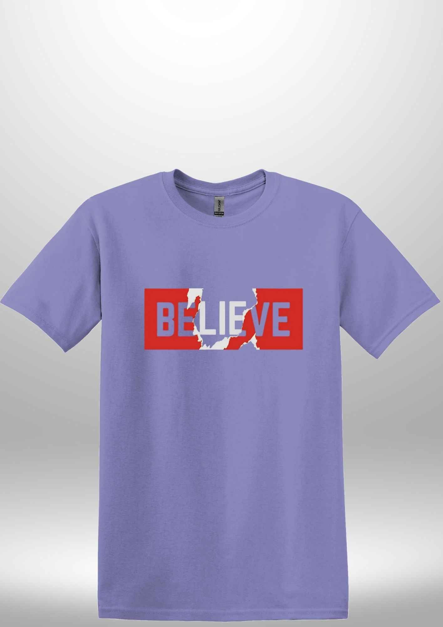 "Believe" Luxe T-shirt - Luxe Custom Designer
