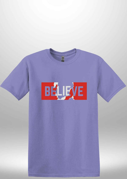 "Believe" Luxe T-shirt - Luxe Custom Designer