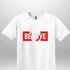 "Believe" Luxe T-shirt - Luxe Custom Designer