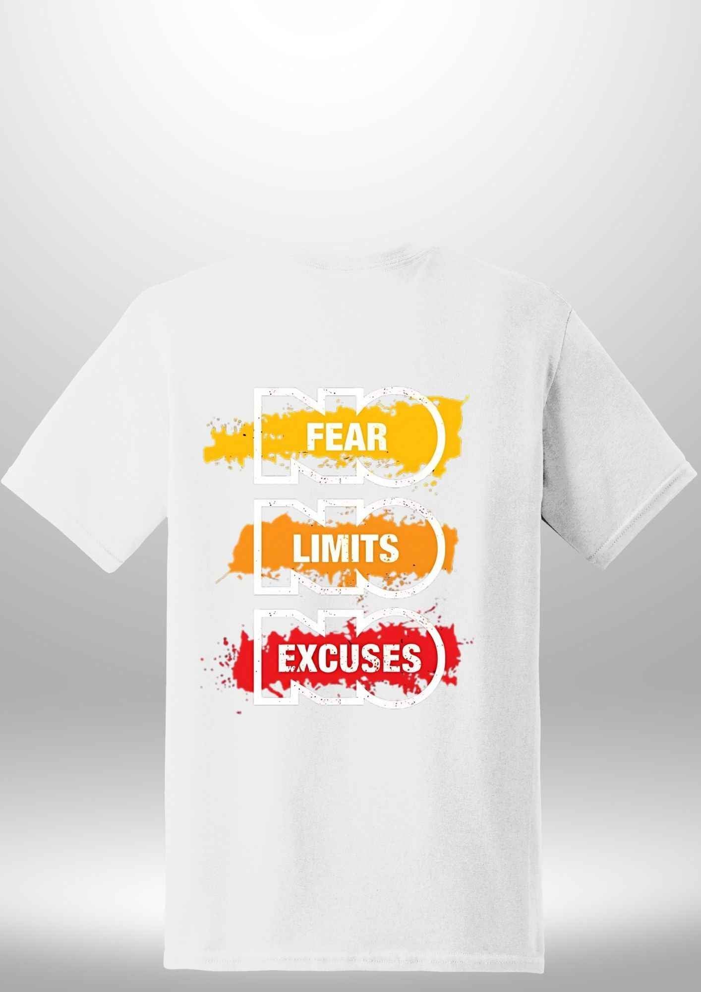 "NO FEAR" Luxe T-Shirt - Luxe Custom Designer