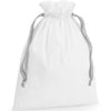 Cotton gift bag with ribbon drawstring