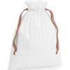 Cotton gift bag with ribbon drawstring