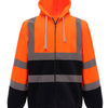 Hi-vis zip hoodie (HVK07)