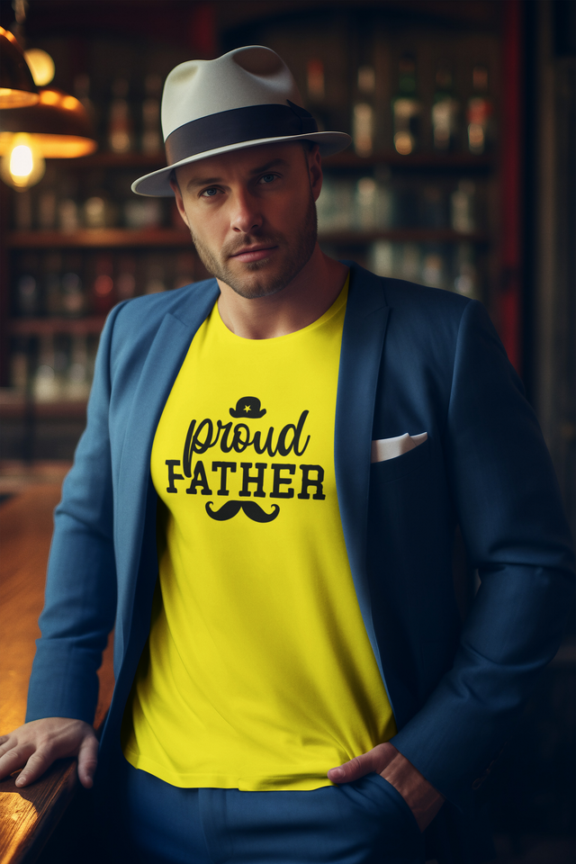Proud Father T-Shirt - Luxe Custom Designer