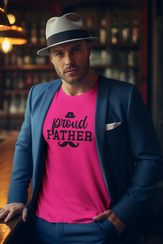Proud Father T-Shirt - Luxe Custom Designer