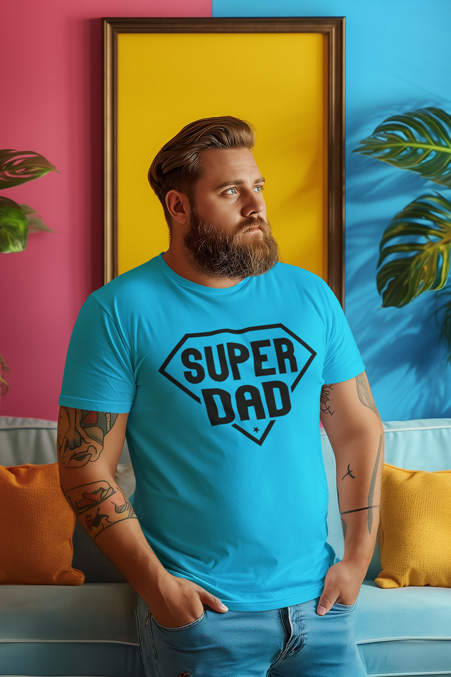 Super Dad T-Shirt - Luxe Custom Designer