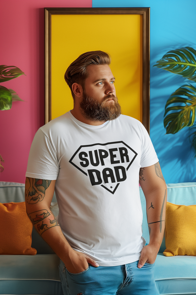 Super Dad T-Shirt - Luxe Custom Designer