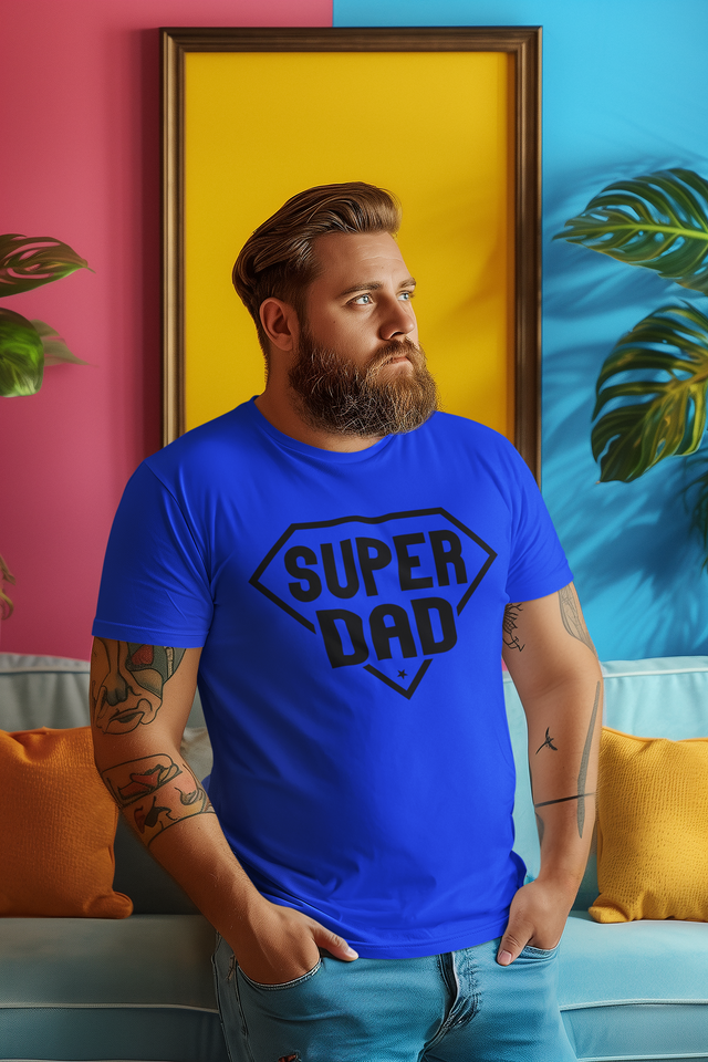 Super Dad T-Shirt - Luxe Custom Designer