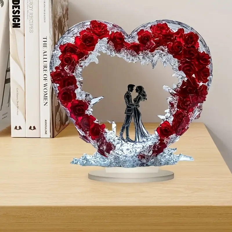 2D Heart Sculpture - Luxe-Custom-Designer