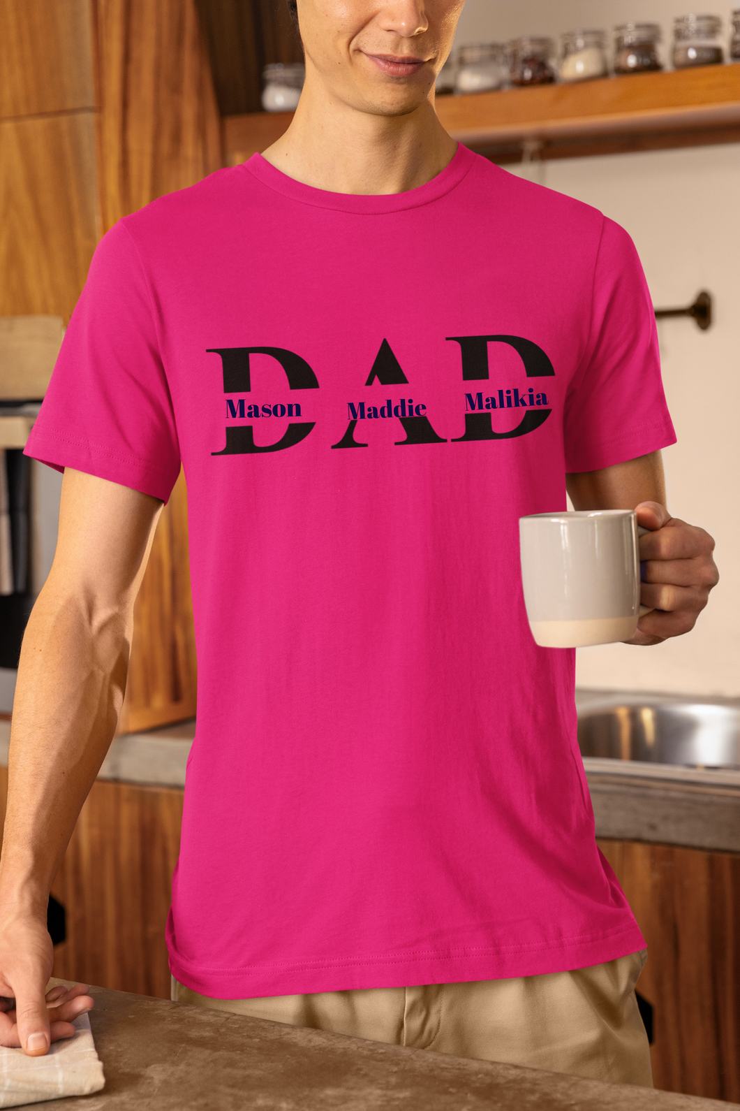 Dad Top With custom names - Luxe Custom Designer